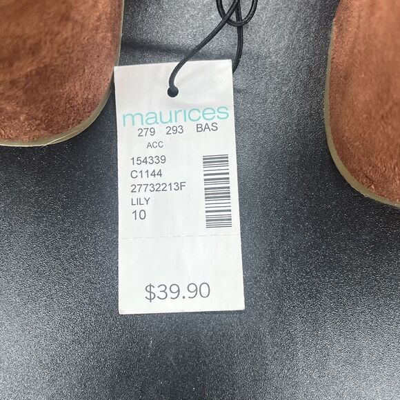 Maurices Lily sling back block heel womens 10 NEW 154335 formal office workwear - Picture 6 of 9